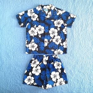 Boy's Hawaii shirt+shorts set